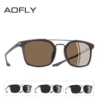 AOFLY 偏光サングラス メンズ 人気 海外トップブランド ポラロイド UV400 軽量 スクエア 旅行 釣り ドライブ キャンプ 運転 ビーチ 海 選べる4色