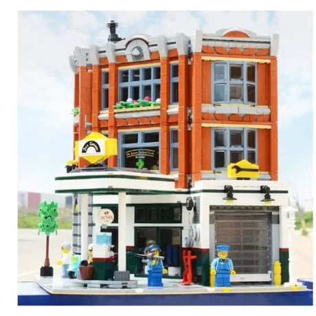 レゴ互換 10264 クリエイター・エキスパート コーナー・ガレージ（自動車整備工場） Corner Garage LEGO互換 おもちゃ ホビー
