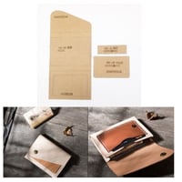 レザークラフト  革 ハンドメイド クラフト 財布 縫製 パターン ハードクラフト紙 ステンシル テンプレート