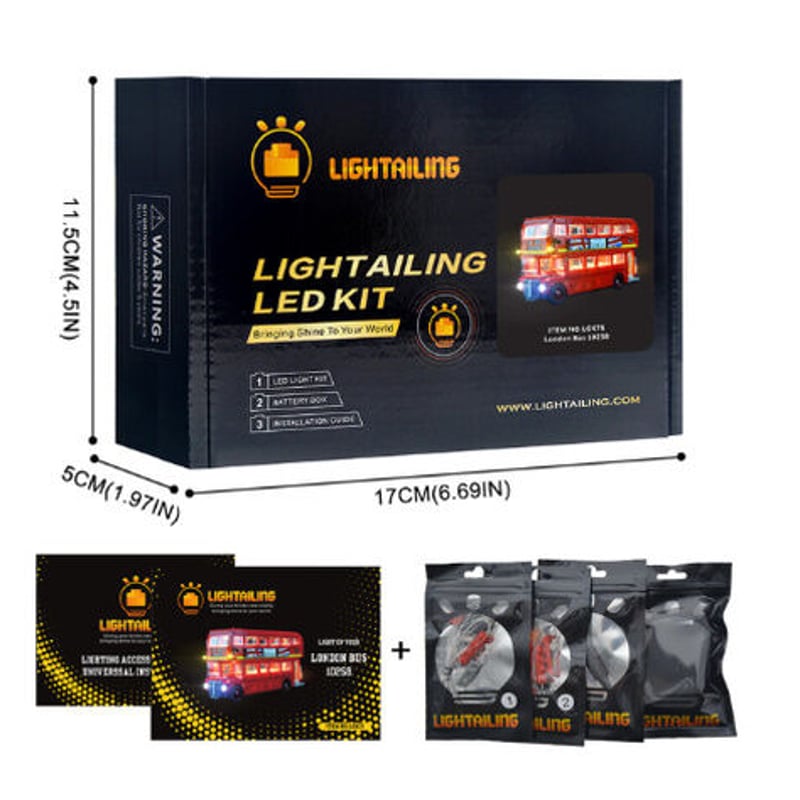レゴ 10258 ロンドンバス 互換 LEDライトキット バッテリー レゴ 10258 ロンドンバス 互換 LEDライトキット バッテリー