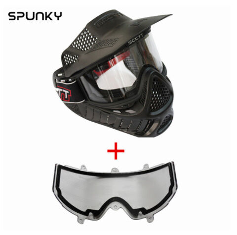 SPUNKY ペイントボール マスク フルフェイスマスク サバゲー ゴーグル