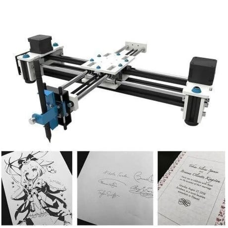 EleksMaker デスクトップ EleksDraw USB DIY XY プロッタペン描画ロボット描画マシン 100-240V 描画機 多彩な機能