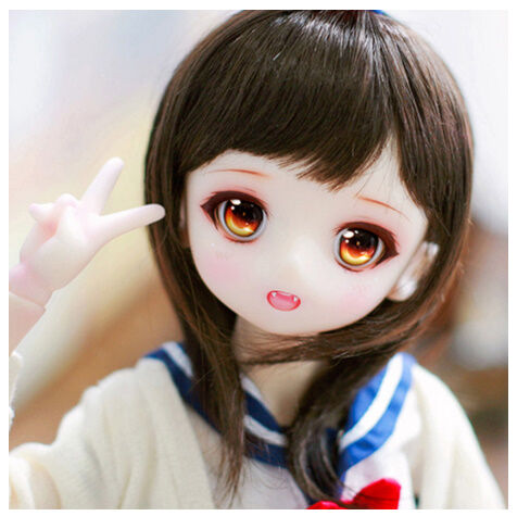 球体関節人形 BJD 1/4 セーラー服 フルセット 本体＋眼球＋服＋靴＋