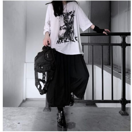 プリント 半袖 Tシャツ【二色展開】