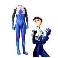 碇シンジ コスプレ 衣装 プラグスーツ S～XXXL エヴァンゲリオン 劇場版 レオタード 全身タイツ 3D
