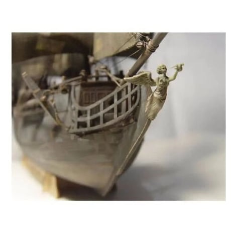 木製船 モデルキット 黒真珠 木製船模型 3Dレーザーカット DIY 1/96 サイズ