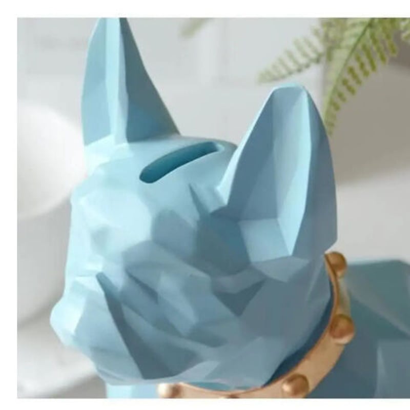 貯金箱 犬デザイン 6色展開 可愛い 置物 誕生日プレゼント