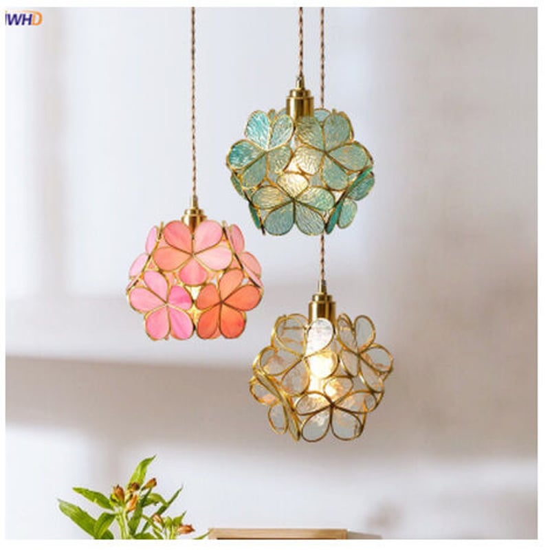 ペンダントライト】 北欧 綺麗 華美 花 クリスタル 【キラキラ