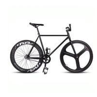 マグネシウム合金ホイール 3スポークピスト自転車 固定ギアバイク700c * 23 70ミリメートル リム52センチフレーム