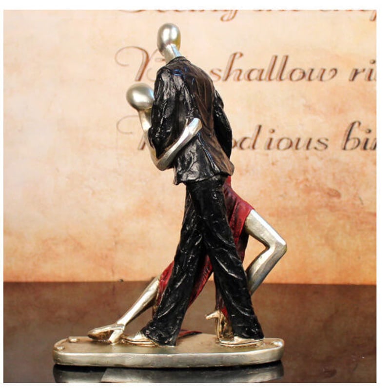 オブジェ】 置物 北欧インテリア ダンス ペア 社交 ソシアルダンス