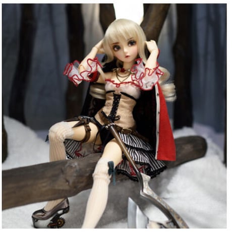 球体関節人形 美しい 女の子 1/4 本体＋眼球＋メイクアップ済み BJD カスタムドール 美少女 パッチリとした可愛いらしい目元 選べる5色