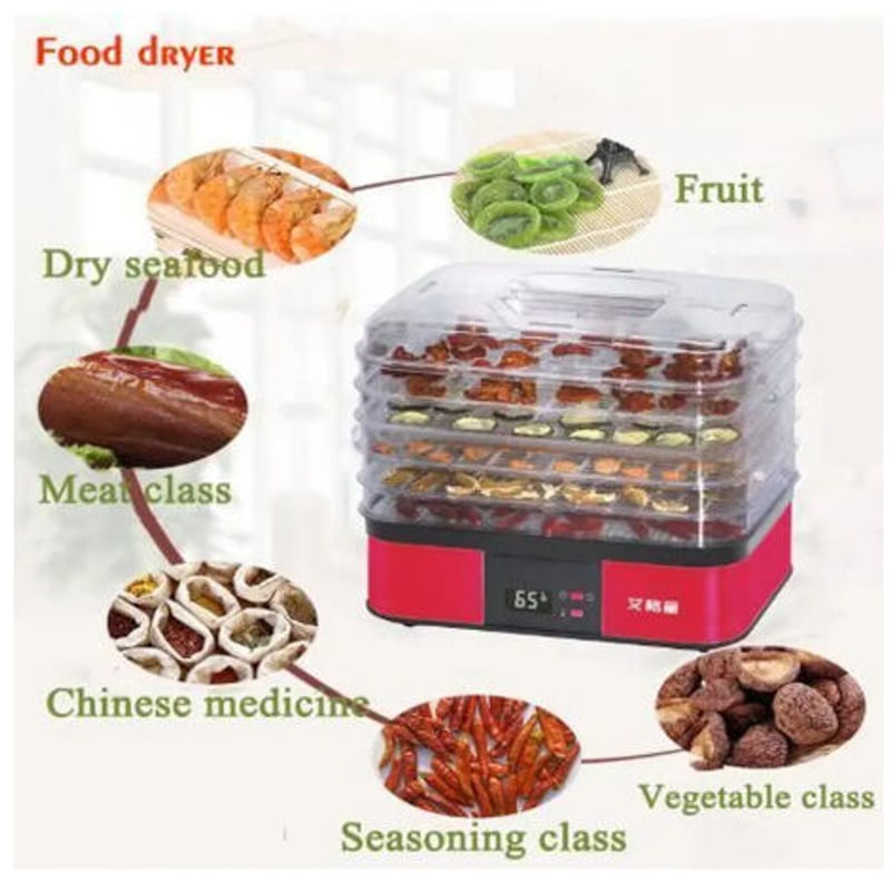 家庭用 フードドライヤー 食品乾燥機 ドライフルーツ 野菜 5層 220V