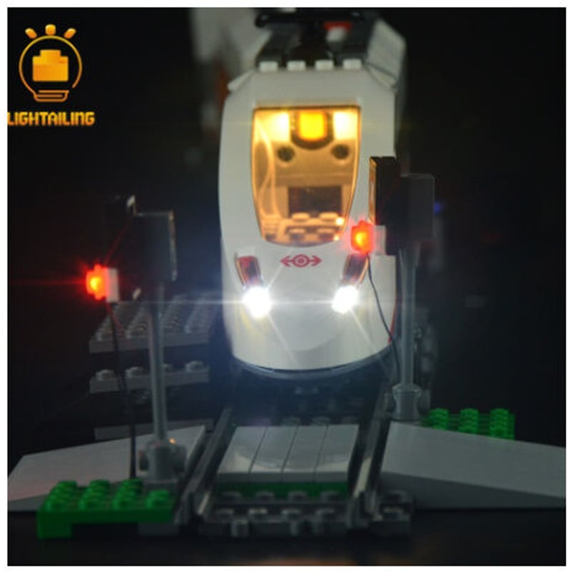 レゴ シティ 60051 ハイスピードパッセンジャートレイン 互換 LED