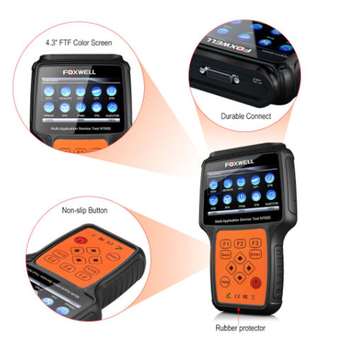 FOXWELL NT650 故障診断機 日本語対応 車 OBD2 スキャンツール 自動車
