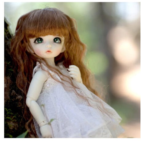 球体関節人形 美少女 目元パッチリ 1/6 本体＋眼球＋メイクアップ済み BJD カスタムドール 女の子 かわいい 美少女 ふっくらとした頬 大きい目 選べる6色