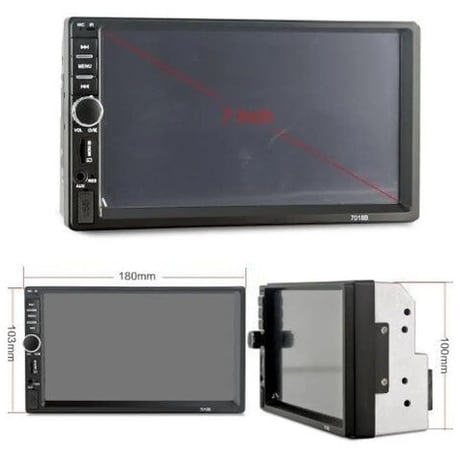7インチユニバーサル2 DinのHD BluetoothカーラジオMP5プレーヤー カー用品