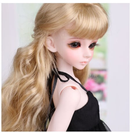 球体関節人形 BJD 1/4 美少女 キャミソール 色っぽい フルセット 本体＋眼球＋服＋靴＋ウィッグ メイクアップ済み カスタムドール 40cm 選べる2色