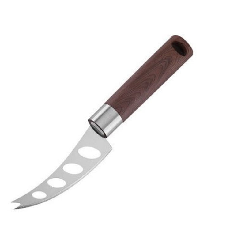 ステンレス鋼 チーズナイフ 4本セット 鋸歯状 穴 バター フォーク