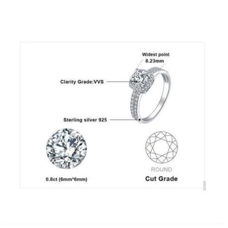 JewelryPalace キラキラ キュート ジルコンリング
