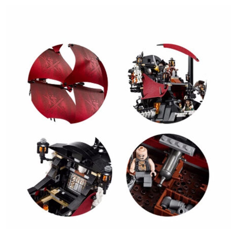 レゴ互換 アン女王の復讐号 パイレーツオブカリビアン 1151ピース