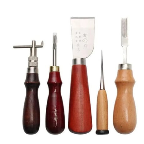 レザークラフト 縫い道具 37点セット レザーツール 革工具セット 革細工 DIY 手作り クラフト 縫製キット