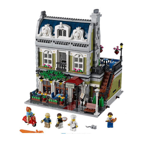 レゴ クリエイター パリのレストラン 10243 互換 ブロック 2418ピース