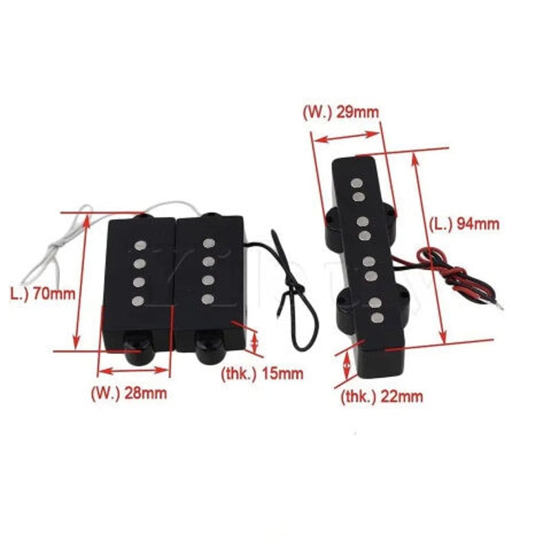 ［希少］　PJ配列ピックアップ　Legend プレシジョンベース PJピックアップ セットプレシジョン+ジャズベース ピックアップ