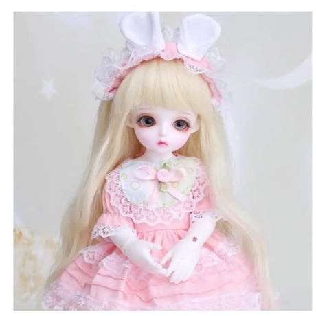 BJDドール 球体関節人形 1／6 26cm 女 人形本体 ヘッド+ボディ+眼球+服装+ウィッグ＋メイク フルセット カスタムドール 人形