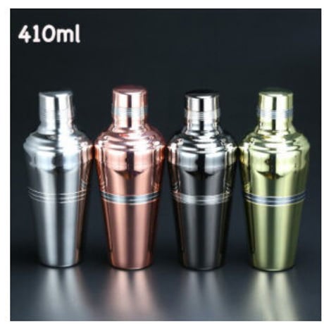 【全4色！】410 ml ステンレス鋼 カクテル ニド シェイカー