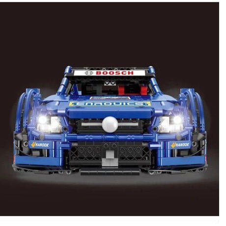 まるでラジコン!  レゴテクニック 互換 ブルーレーシングカー モーター＆ライトキットセット LEGO互換
