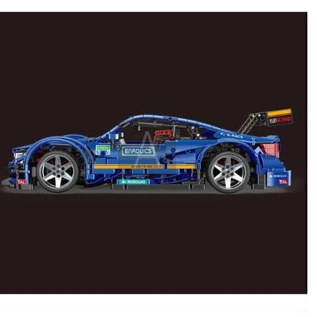 まるでラジコン!  レゴテクニック 互換 ブルーレーシングカー モーター＆ライトキットセット LEGO互換
