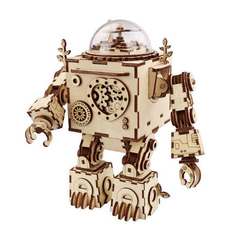 オルゴール】 ROBOTIME ロボット 3D立体パズル Can't take my eye
