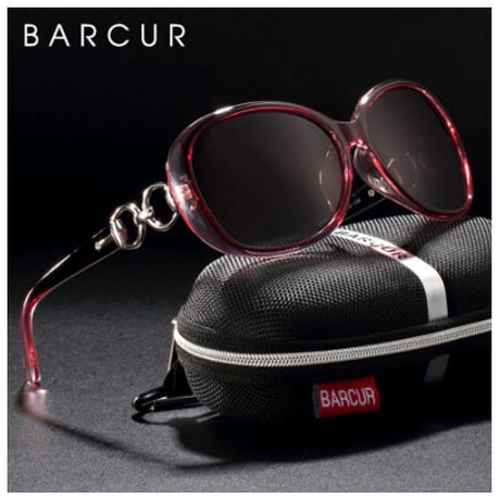 【個性的で可愛いデザイン】 BARCUR サングラス レディース デザイナー 偏光レンズ UV400 ポラロイド 高級 旅行 ドライブ 運転 ビーチ ファッション 海外トップブランド 【選べる3色】