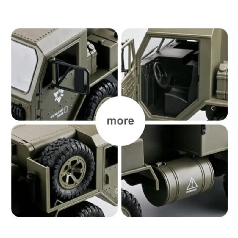RC ラジコン オフロードクライミングカー 6WD 軍用車両 トラック 戦車