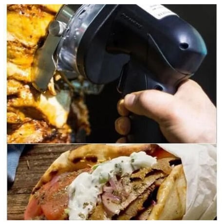 ドネルケバブナイフ ケバブスライサー ジャイロナイフ ジャイロカッター用 自動電気ケバブスライサー 飲食店 業務用