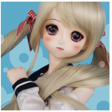 球体関節人形 美少女 元気な 明るい笑顔 1/4 本体＋眼球＋メイクアップ済み BJD カスタムドール 女の子 美女 選べる3色