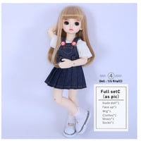 BJD 球体関節人形 手作り 女性 本体＋眼球＋メイクアップ済み 女の子 1