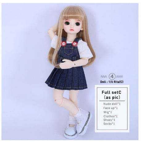 DH745 BJD 1/6 ドール本体 Mimi 球体関節人形 ハンドメイド