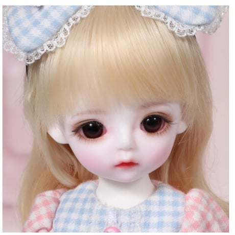 球体関節人形 BJD 1/6 フルセット 本体＋眼球＋服＋靴＋ウィッグ＋メイクアップ済み カスタムドール ロリータ かわいい 女の子 美しい 26cm 選べる2色