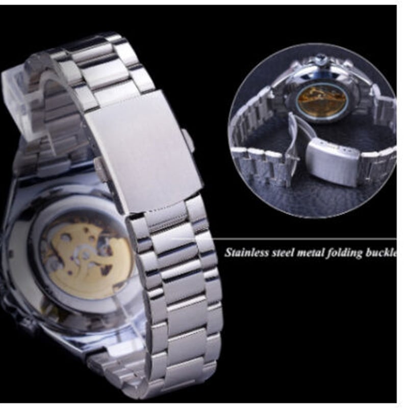 T-WINNER 腕時計 スケルトン メンズ 機械式 自動巻き 高級 レトロ