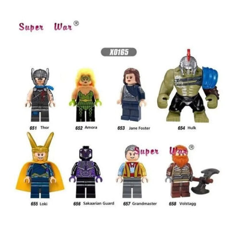 LEGO風 レゴ互換 アベンジャーズ 8体セット 10パターンから選択可能
