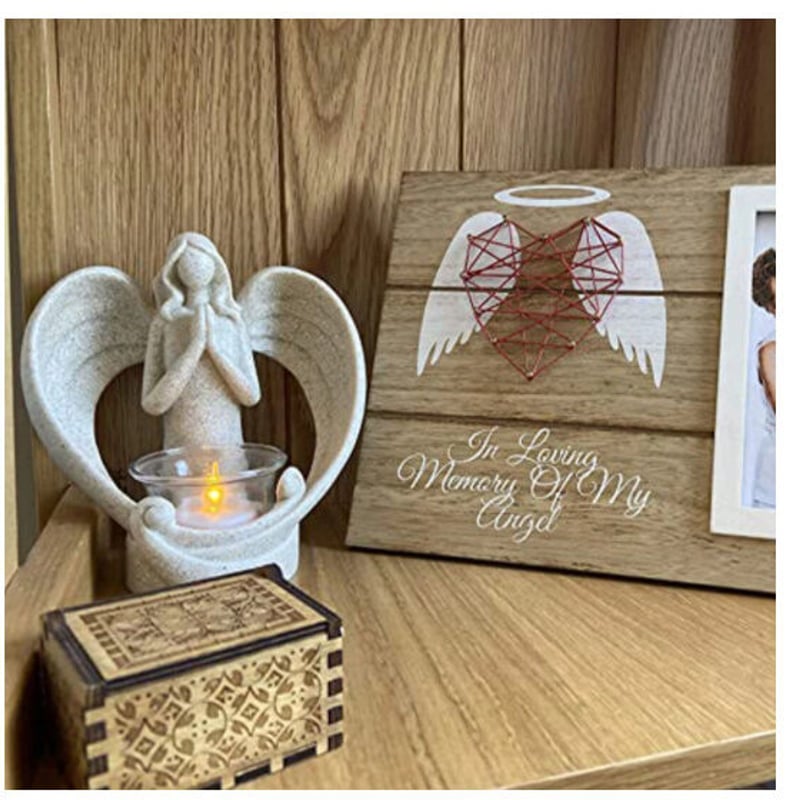 オブジェ】 天使 像 キャンドルホルダー レトロ アンティーク 外国