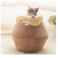 Lサイズ  暖かい 猫 ベッドポータブル 折りたたみ キャットハウス