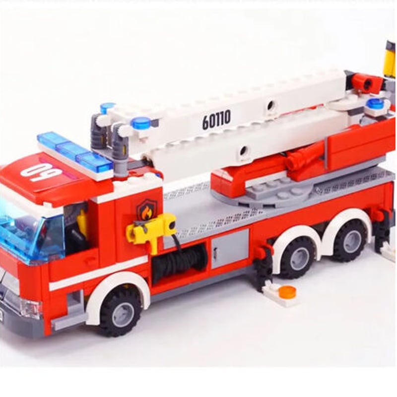 レゴ ( LEGO ) 風 シティ 消防署 60110 ◇ レゴブロック 互換 ◇ ホビ