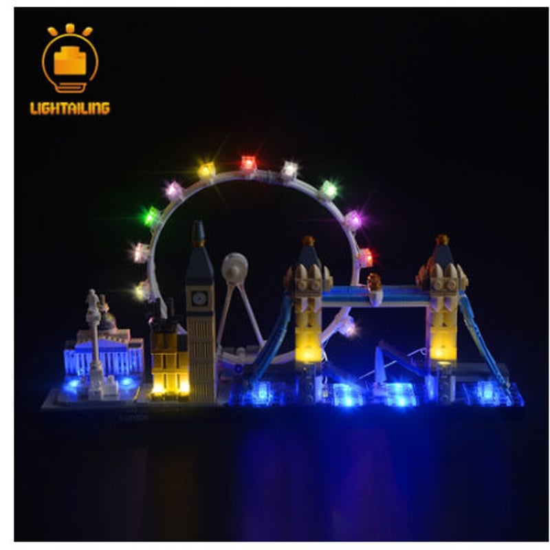 レゴ アーキテクチャー 21034 ロンドンスカイライン 互換 [LED