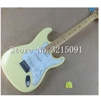 エレキギター 本体 ヴィンテージイエロー 入門者におすすめ！! ウォールクロック