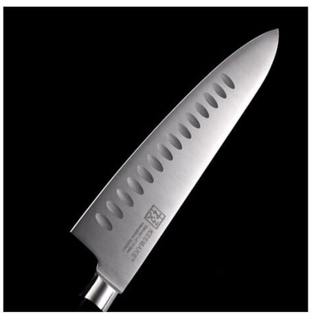 Sunnecko シェフナイフ 包丁 プロ用 HRC58 パッカ木製ハンドル 8.5インチ ドイツ製 切れ味抜群 1.4116鋼
