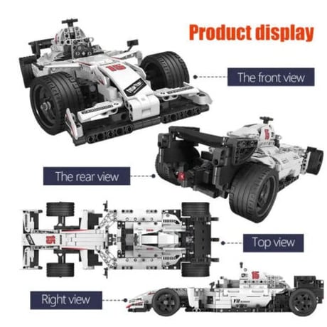 LEGO レゴ互換 テクニック F1 レーシングカー RC ラジコン ステアリング 729ピース LEGO互換品