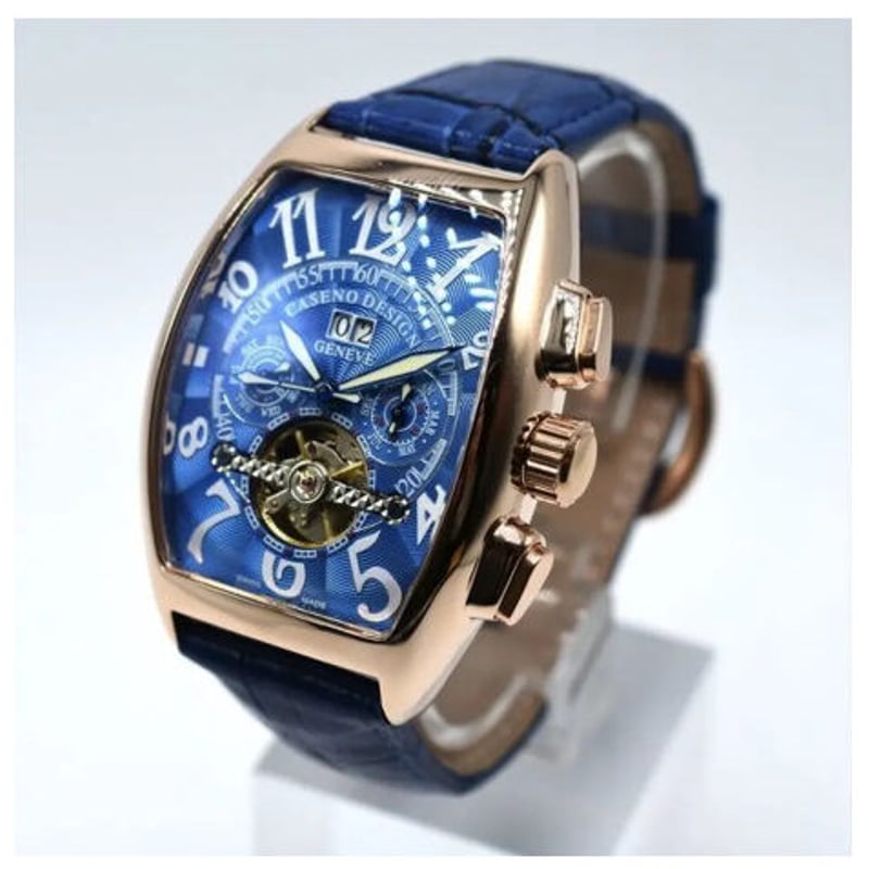 【日本未発売 アメリカ価格40,000円】CASENO 自動巻き機械式腕時計