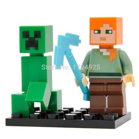 レゴ互換 マインクラフト風 ミニフィグ１６体セット マイクラ風 子供おもちゃ ホビー LEGO互換